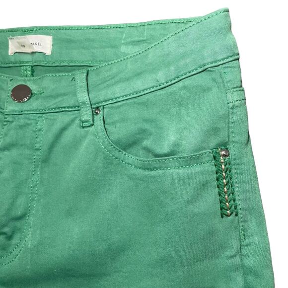 Gerard Darel Maya Cigarette Skinny Pants Jade Green Size FR 40 / Fits 31" Waist - Picture 7 of 12
